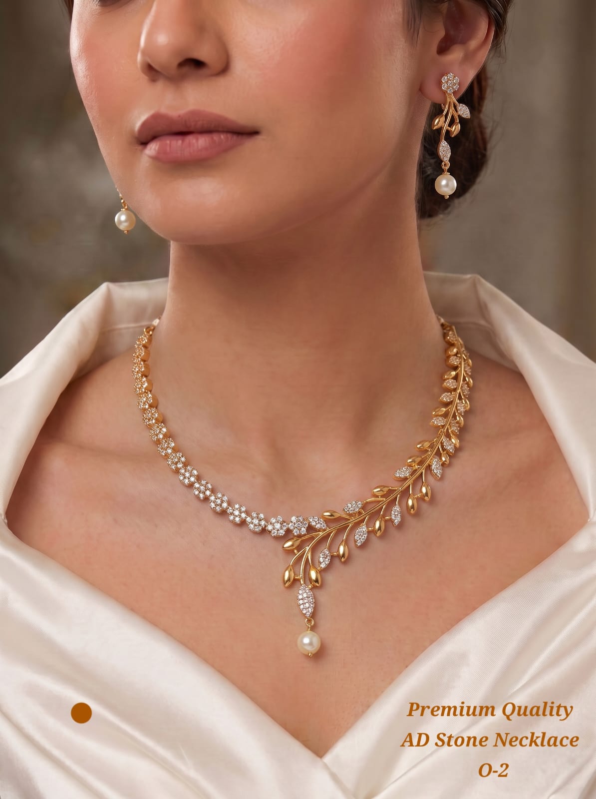 A.D DIRECT GOLD NECKLECE FOR GIRLS AND WOMEN