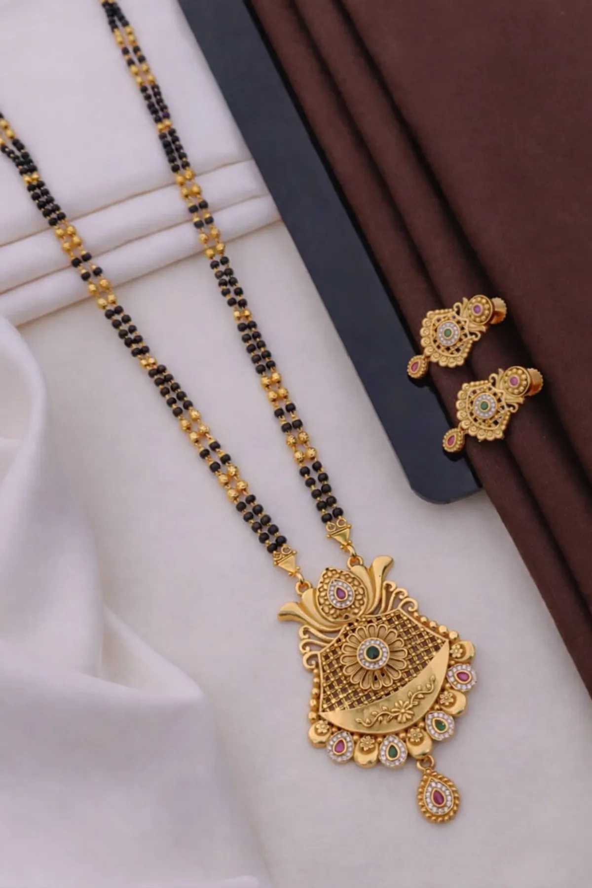 Brass High Gold Pleted Mangalsutra Premium For womens