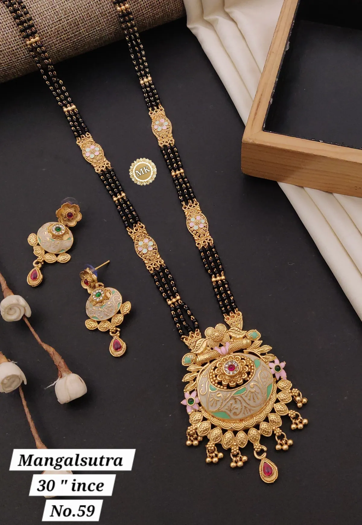 Gold Mina Design Mangalsutra