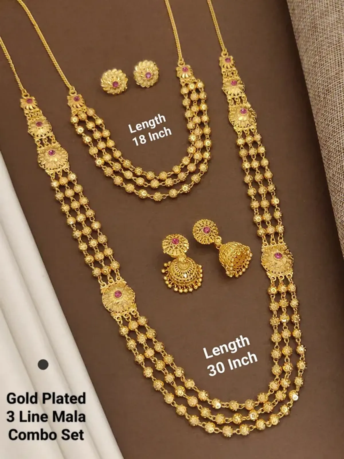 Gold_Pleated_Mala_Set_Combo__Women