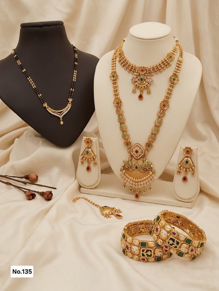 HIGH GOLD COMBOSET FOR PARTYWARE WITH BANGLES