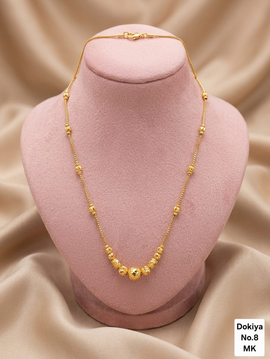 Micro Gold Pleted Designer Dokiya Set